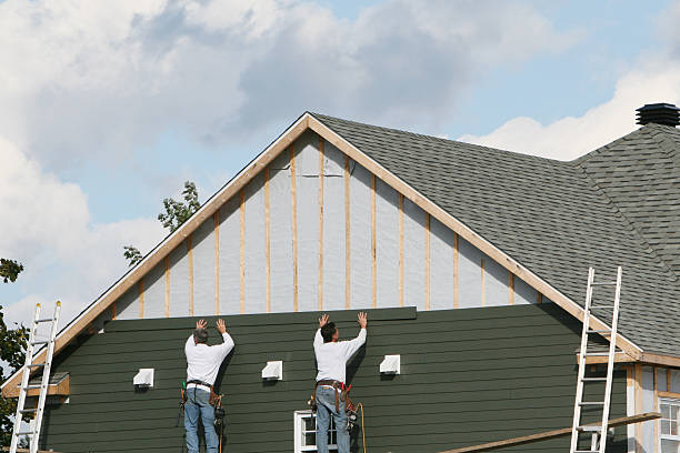 Professional Siding Repair technician working in Philo, OH